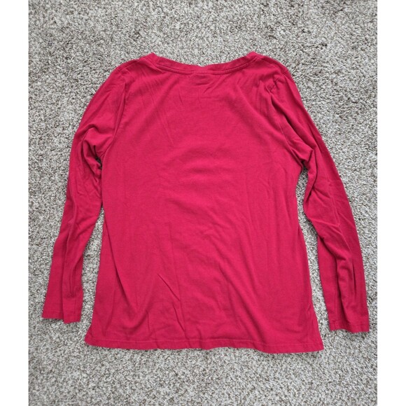 MACY'S FAMILY PJ'S Women's Happy Pawlidays Red Pajama Set Size Medium - Picture 3 of 11